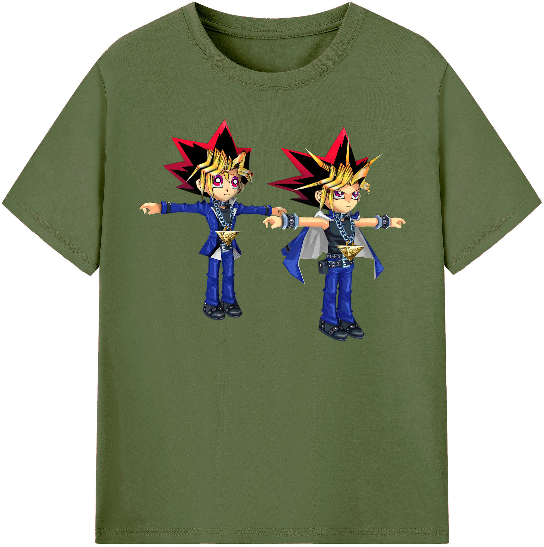 （画像用） 遊☆戯☆王 Yu-Gi-Oh! 綿100％半袖Tシャツ（フロントプリント）